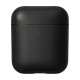 Nomad Airpods 1 / 2 Genuine Leather Case With LED Indicator - Black