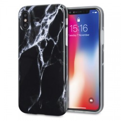 LoveCases Marble iPhone X Case - Black