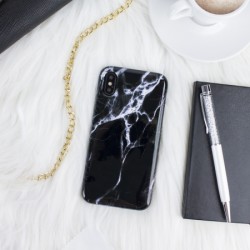LoveCases Marble iPhone X Case - Black