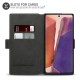 Olixar Genuine Leather Samsung Galaxy Note 20 Wallet Case - Black
