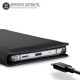 Olixar Genuine Leather Samsung Galaxy Note 20 Wallet Case - Black