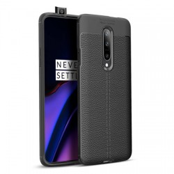 Olixar Attache OnePlus 7 Pro Leather-Style Protective Case - Black