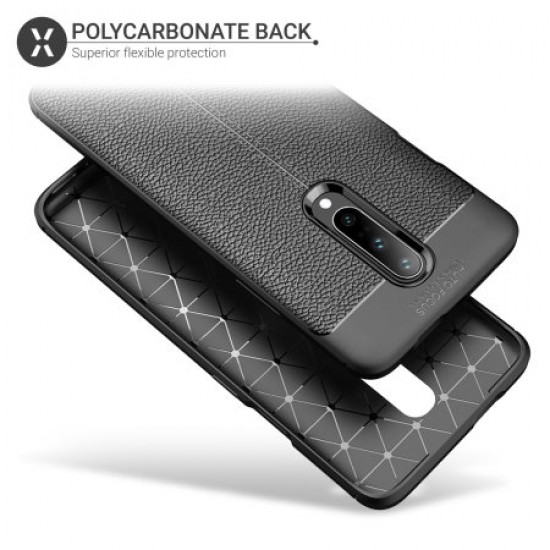 Olixar Attache OnePlus 7 Pro Leather-Style Protective Case - Black