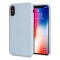 LoveCases Pretty in Pastel iPhone X Denim Design Case - Blue