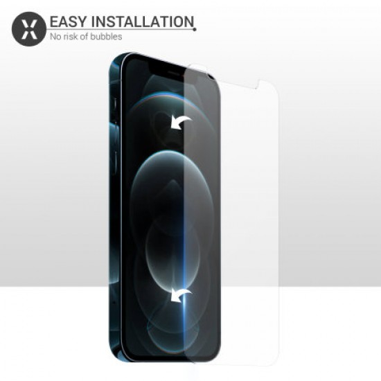 Olixar iPhone 12 Pro Max Tempered Glass Screen Protector - Black