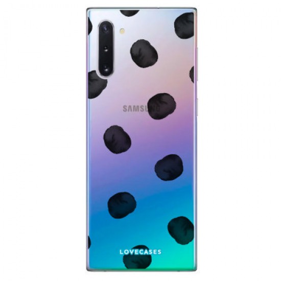 LoveCases Samsung Note 10 Polka Phone Case - Clear Multi LoveCases Samsung Note 10 Polka Phone Case - Clear Multi