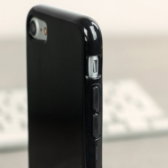 Olixar FlexiShield iPhone 7 Gel Case - Jet Black Olixar FlexiShield iPhone 7 Gel Case - Jet Black
