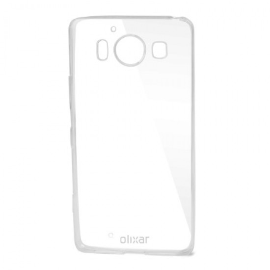Olixar FlexiShield Ultra-Thin Microsoft Lumia 950 Gel Case - Clear