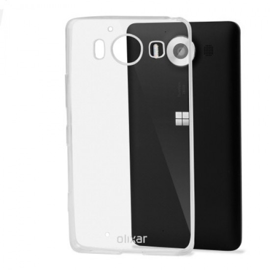 Olixar FlexiShield Ultra-Thin Microsoft Lumia 950 Gel Case - Clear