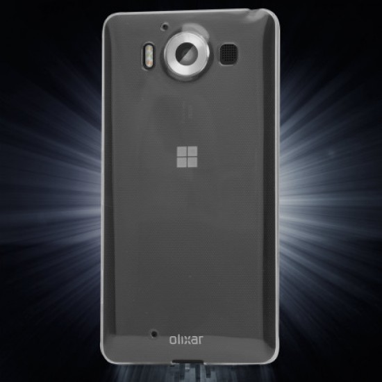 Olixar FlexiShield Ultra-Thin Microsoft Lumia 950 Gel Case - Clear