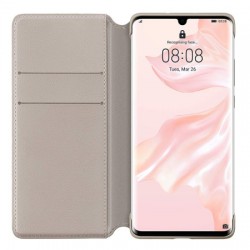 Official Huawei P30 Pro Wallet Case - Khaki