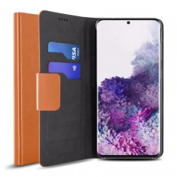 Olixar Leather-Style Samsung Galaxy S20 Plus Wallet Stand Case - Brown