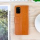 Olixar Leather-Style Samsung Galaxy S20 Plus Wallet Stand Case - Brown