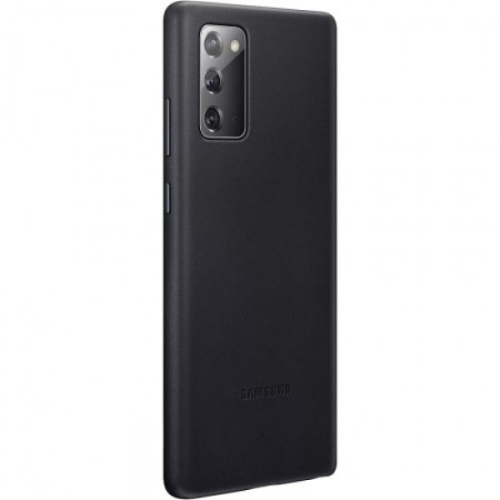 Official Samsung Galaxy Note 20 5G Leather Cover Case - Black