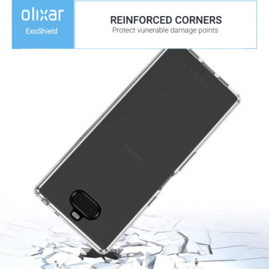 Olixar ExoShield Tough Snap-on Sony Xperia 10 Case - Crystal Clear