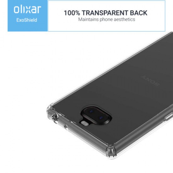 Olixar ExoShield Tough Snap-on Sony Xperia 10 Case - Crystal Clear