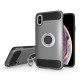 Olixar ArmaRing iPhone XS Finger Loop Tough Case - Silver