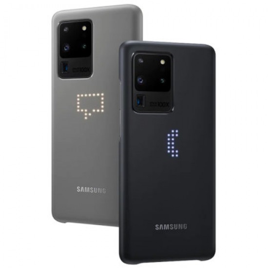 Official Samsung Galaxy S20 Ultra LED Cover Case - Black
