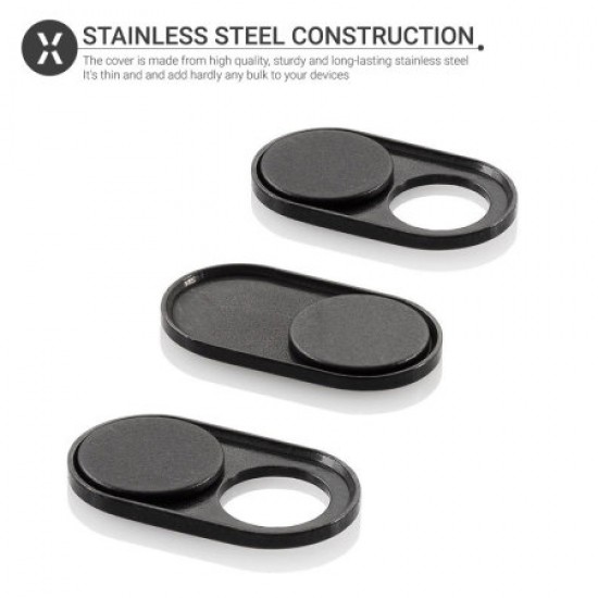 Olixar Anti-Hack Webcam Cover for Google Pixel Slate - 3 Pack