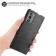 Olixar Genuine Leather LG Wing 5G Case - Black