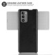 Olixar Genuine Leather LG Wing 5G Case - Black