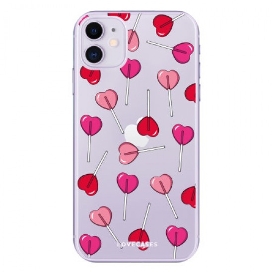 LoveCases iPhone 11 Lollipop Clear Phone Case LoveCases iPhone 11 Lollipop Clear Phone Case