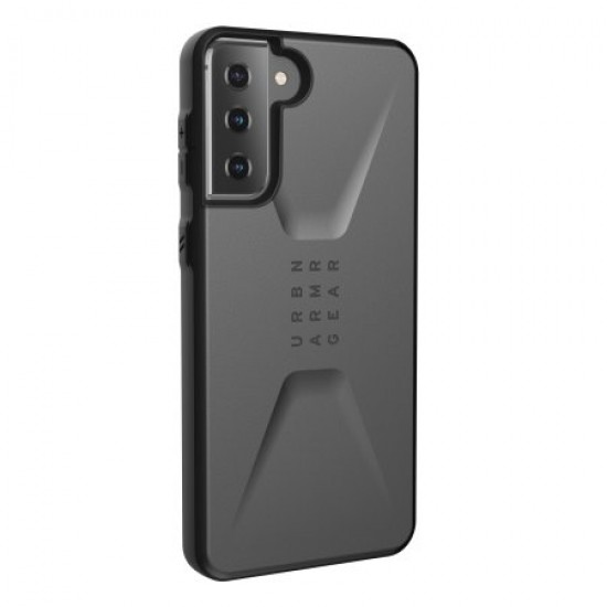 UAG Civilian Series Samsung Galaxy S21 Plus Tough Case - Silver