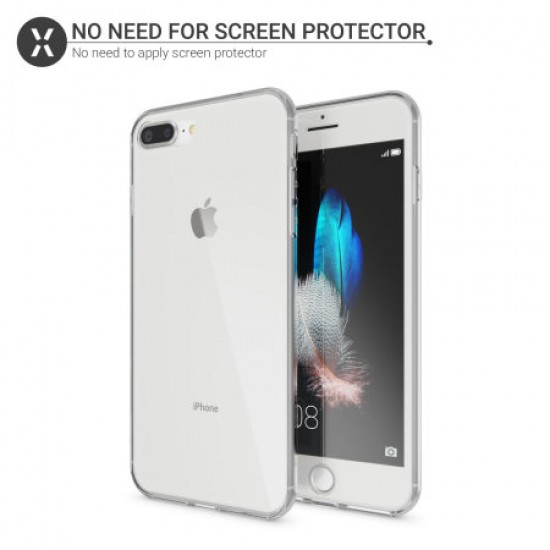 Olixar FlexiCover Full Body iPhone 8 Plus / 7 Plus Gel Case - Clear