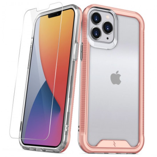 Zizo Ion Series iPhone 12 Pro Max Protective Clear Case - Rose Gold Zizo Ion Series iPhone 12 Pro Max Protective Clear Case - Rose Gold