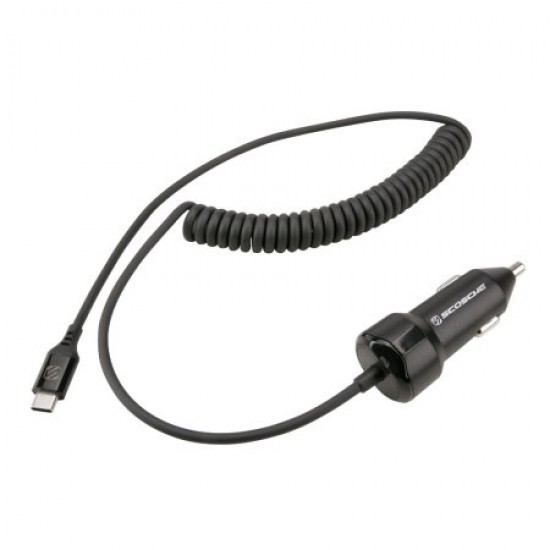 Scosche PowerVolt USB-C 18W Power Delivery 3.0 Car Charger - Black