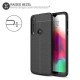 Olixar Attache Motorola One Macro Leather-Style Case - Black