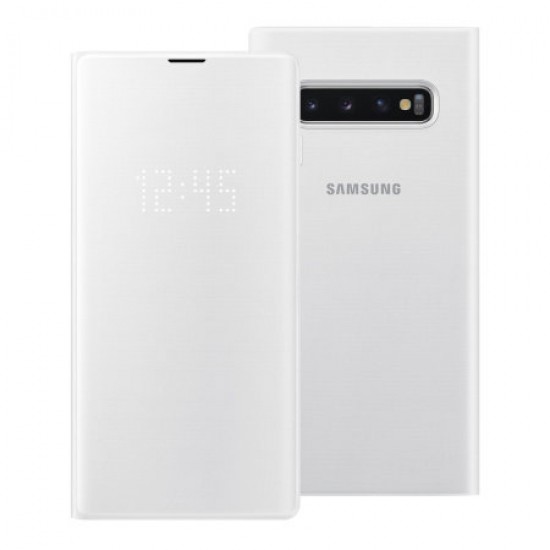 Official Samsung Galaxy S10 Plus LED View Cover Case - White