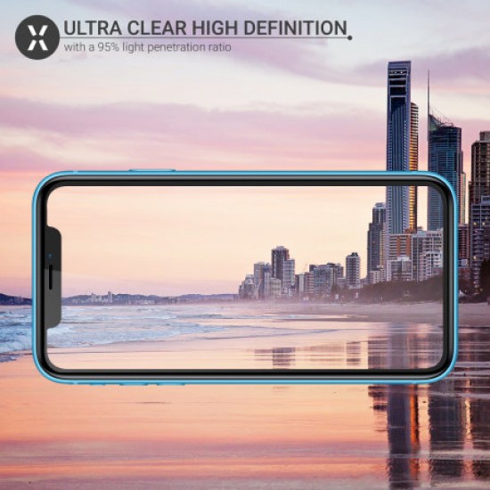 Olixar iPhone XR Case Compatible Glass Screen Protector