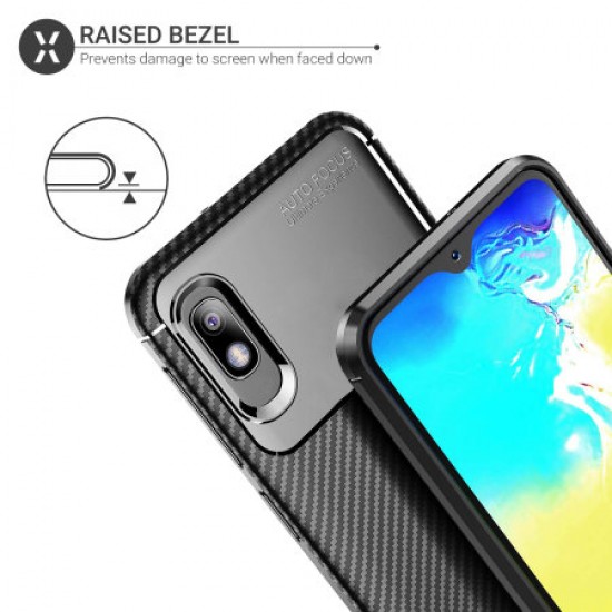 Olixar Carbon Fibre Samsung Galaxy A10e Case - Black
