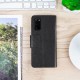 Olixar Leather-Style Samsung Galaxy S20 Wallet Stand Case - Black
