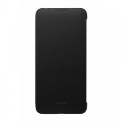 Official Huawei Y7 2019 Flip Cover Case - Black
