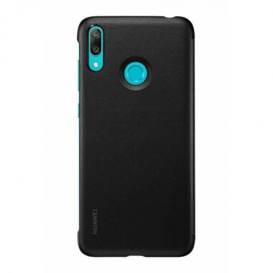 Official Huawei Y7 2019 Flip Cover Case - Black Official Huawei Y7 2019 Flip Cover Case - Black