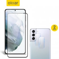 Olixar Samsung S21 Plus Screen Protector & 2 Pack Camera Protectors
