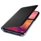 Official Samsung Galaxy A20e Wallet Flip Cover Case - Black