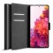 Olixar Genuine Leather Samsung Galaxy S20 FE Wallet Case - Black