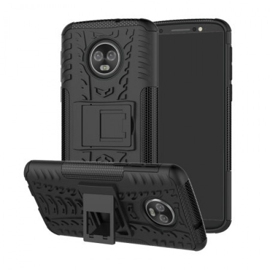 Olixar ArmourDillo Motorola Moto G6 Plus Protective Case - Black