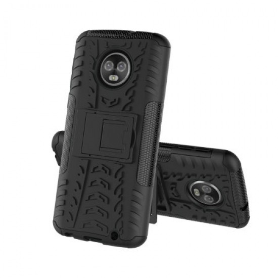 Olixar ArmourDillo Motorola Moto G6 Plus Protective Case - Black