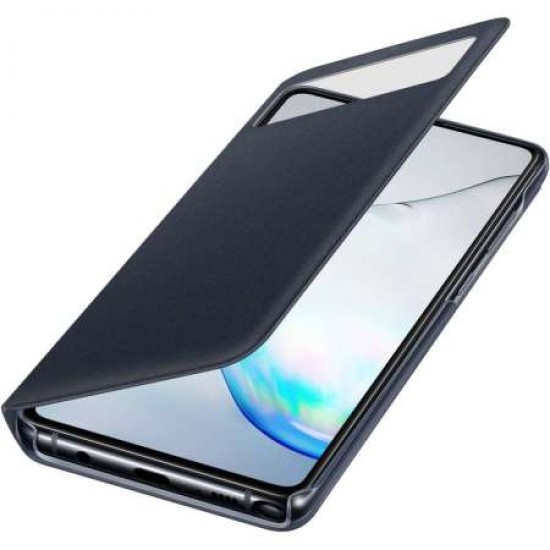 Official Samsung Galaxy Note 10 Lite S-View Flip Cover Case - Black