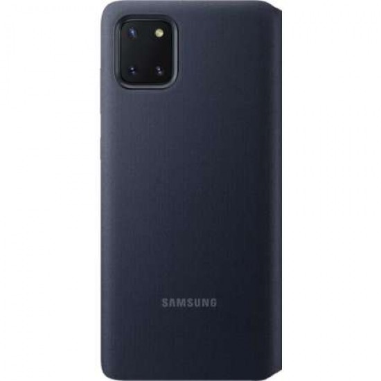 Official Samsung Galaxy Note 10 Lite S-View Flip Cover Case - Black