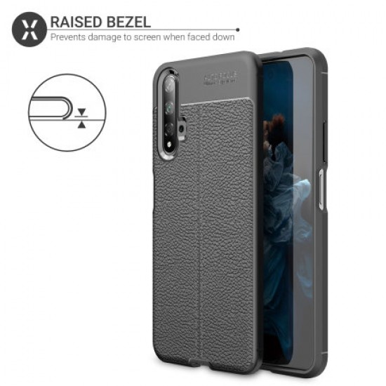 Olixar Attache Huawei Honor 20 Leather-Style Protective Case - Black