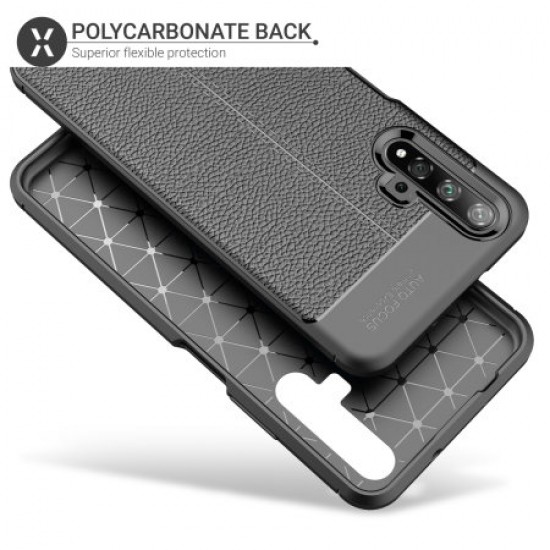 Olixar Attache Huawei Honor 20 Leather-Style Protective Case - Black