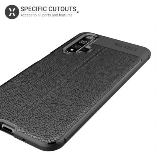 Olixar Attache Huawei Honor 20 Leather-Style Protective Case - Black