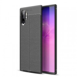 Olixar Attache Samsung Note 10 Plus 5G Leather-Style Case - Black