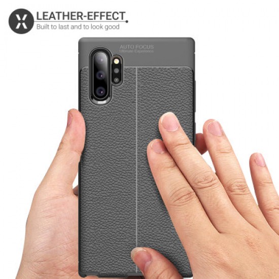 Olixar Attache Samsung Note 10 Plus 5G Leather-Style Case - Black