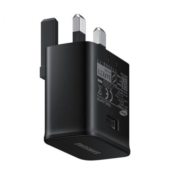 Official Samsung Adaptive Fast Charger & USB-C Cable - Black